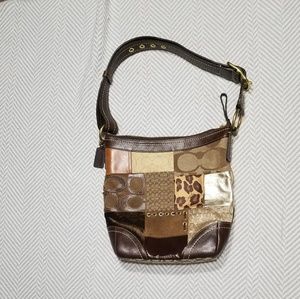 Authentic COACH patch work purse